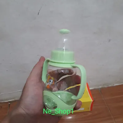 Botol susu algo 150 ml Grip A-8203E + mainan krincing Food Grade BPA free