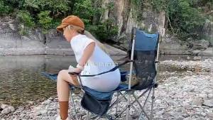 【On Stock】Outdoor Folding Chair Beach Camping Fishing Portable Chair Break Recliner Folding Bed