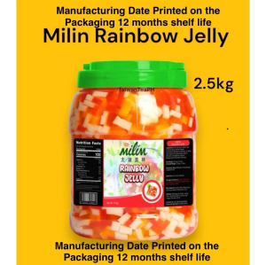 Milin Rainbow Jelly 2.5kg Fruit Jelly