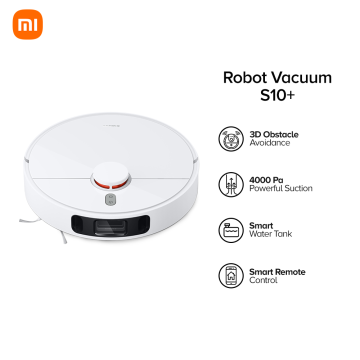 Xiaomi Robot Vacuum S10 4000pa Powerful Suction App Control Sweep