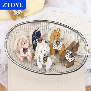 [COD] ZTOYL เข็มกลัดปักลายการ์ตูนม้าโพนี่สีชมพูผ้าน่ารักสำหรับเครื่องประดับเสื้อผ้า