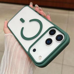 High-definition transparent phone case suitable for iPhone 18/17 Pro Max soft frame phone compatible for MagSafe