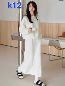 Dress Midi Gaya Korea Tanpa Lengan Plus Size