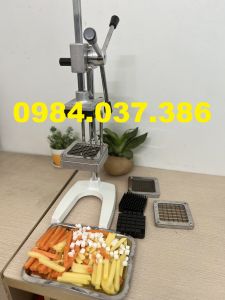 Máy cắt khoai tây khoai lang chiên KFC sợi vuông 6mm 10mm 13mm