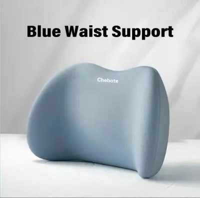 Car Lumbar Support Pillow and Car Neck Pillow kit 100% Memory Foam Ergonomic Design Headrest Lumbar Support for Neck Back Pain Relief Idea for Office Chair or Car Seat Accessorie