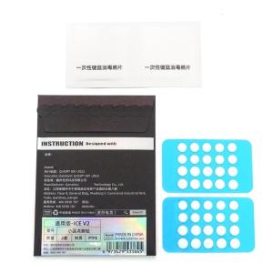 Tấm trượt Chuột Băng Chân phổ quát tự làm chấm chuột lướt cạnh tròn trắng 1 gói