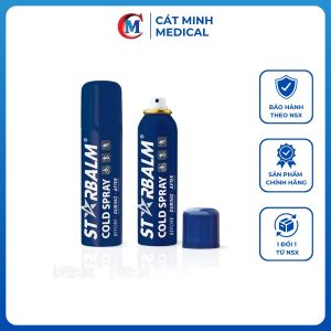 Chai Xịt Lạnh STARBALM Cold Spray 150ml - Giảm Sưng Bong Gân Hỗ Trợ Phục Hồi Chấn Thương