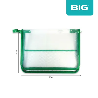 Map Zipper Resleting Bag Jaring Transparant Map Plastik Zipper Bening Jala Map Dokumen F4 Folio BIG TS-7001