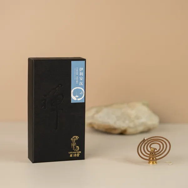 伊利安水沉】羅漢堂2/4小时盘香塔香水沉香供佛休闲熏香100%纯天然帮助