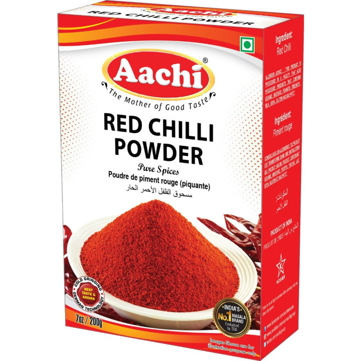AACHI RED CHILLI POWDER 200GMExpiry Date Nov 2025 Lazada Singapore