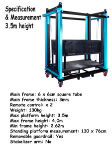 Electric Lifting Scaffolding And Warehouse Lifting Platform