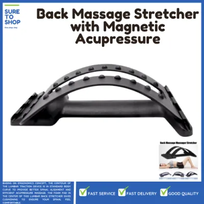 BACKPAIN Back Massage Stretcher Lower and Upper Back Pain Relief Relax Spine | Lumbar Traction Orthotic Magic Back Support Stretcher Spine