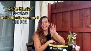 Face Mask  - 100  Bag   Masks provide protection and comfort   Mask  5  Layer   Breathable Safety Face Mask and  5  Adjustable Mask Holder   Mask  10  Colors