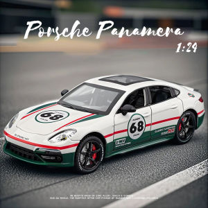 1:24 Scale Panamera Printing Alloy Car Model Diecast Car Sound Light Car Lovers Collection Kids Birthday Gift Metal Boys Toys