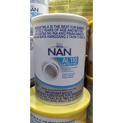 Nan AL110 Lactose Free 400g Nestle Nutrition 400G Infant Nutrition