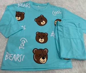 Setelan Cargo Anak Perempuan Usia 4-12 Tahun Bahan Vista Terry