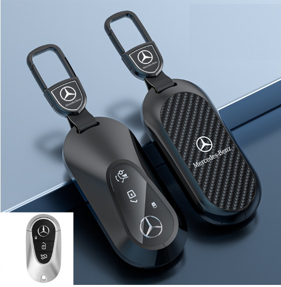 Bọc ốp móc khóa xe Carbon Hợp Kim xe Mercedes Benz Đẳng Cấp Sang Trọng ...