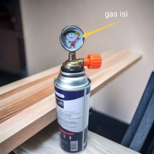 Alat Ukur Tekanan Gas Kaleng Porotabel meteran pengukur gas kaleng