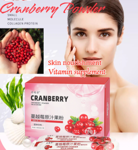 【TrebleS】Cranberry Vitamin Collagen Powder Natural vitamin C Juice Concentrate Powder Cranberry Collagen Powder For Women Beauty Drink蔓越莓维生素胶原蛋白粉