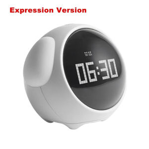 Clock Voice Expression Night Light Cartoon Bedside Alarm Digital Control Snooze Alarm Child Clock Clock
