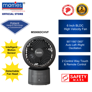 Morries 6 Inch (BLDC Motor) High Velocity Fan MS906DCHVF