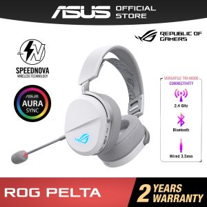 ASUS ROG Pelta SpeedNova Wireless Gaming Headset Tri Mode Bluetooth Boom Mic