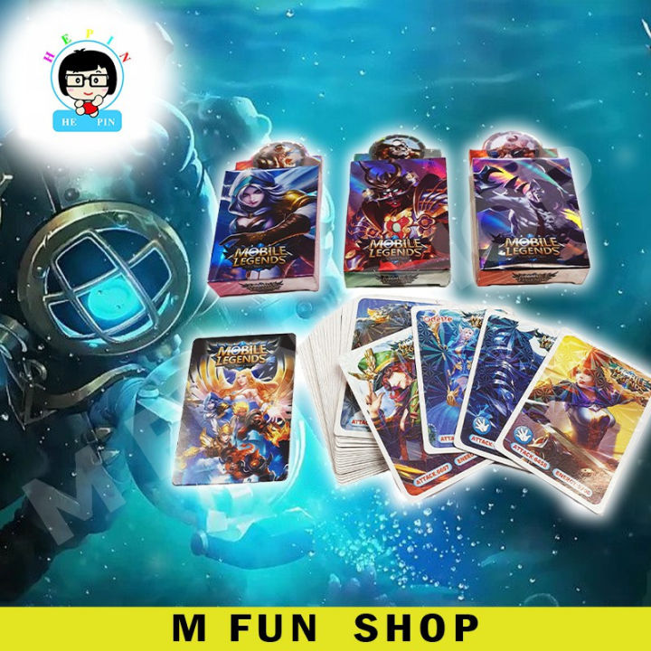 *Ready Stock* Laser Print Mobile Legends / Pony / Frozen / Avengers / ARC-V  / Pokemon / Dragan Ball Game Playing Cards | Lazada