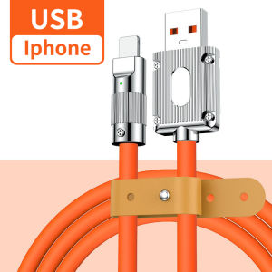 【COD】120w 6A Fast Charger cable Rotary interface game charger Usb Data Type-c Charger cables 6.0 For HUAWEI phone Gel Mobile Liquid Zinc Charge Silica Charging Bold Alloy usb3.0 with Samsung Xiaomi Redmi and iPhone