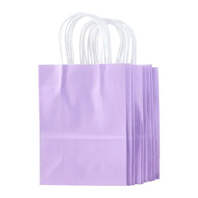 CGS 15x21x8cm Kraft Paper Bag -Purple