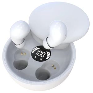 Có quà tặng miễn phí! Tai nghe ngủ không dây Bluetooth 5.4 tai nghe nhỏ tai nghe thể thao chất lượng âm thanh bass tai nghe có nắp trượt cho thể thao ngủ làm việc