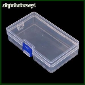 aiqinhaimaoyi Plastic Clear Parts Storage Box Jewelry Craft Container Organizer Case