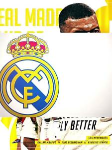 AE2526 Real Madrid jersey c Luo 7 Mbappe Mens Madrid Home Childrens Football Uniform Set Training Wear Printed