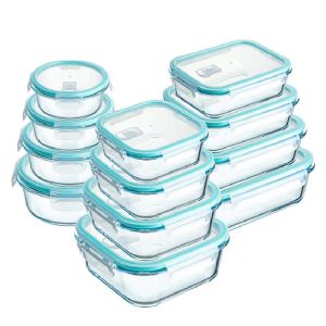 High Borosilicate Glass Lunch Box Portable Food Container Sealed Fresh-Keeping Box Microwave Oven Heating Freezer Food Bento Box2026