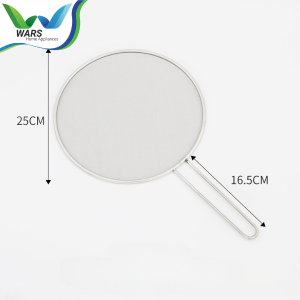 WARS Oil Splatter Stainless Steel Pelindung Percikan Minyak 25 dan 33 cm Dengan Handle