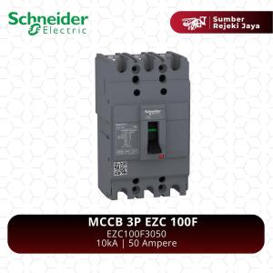Schneider MCCB NFB Breaker EZC100F 3P 50A 10kA | EZC100F3050
