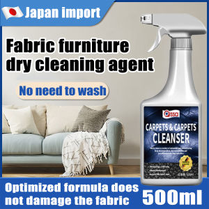 ✨No need to use water quick cleaning✨Sofa Foam Cleaner stain remover spray 500ml cleaning sofas carpet for cleaning car seats sofas floor mats car roof ceilings Car door panel sofa spray Fabric Sofa Cleaner Car carpet cleaner