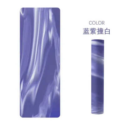 Lulu yoga natural rubber anti slip womens sports mat 5mm thick soundproof fitness mat Yoga Mats