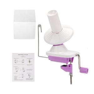 Hand Crank Yarn Winder Easy to Set Up Yarn Wools String Winder Needlecraft Yarn Winder for Knitting Crocheting Weaving