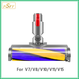 Phụ kiện máy hút bụi thảm đầu bàn chải thích hợp cho Dyson V6/V7/V8/V10/V11/V15 v10slim/v12slim laser hiển thị bụi cây lăn nhung mềm Chổi lau sàn