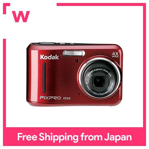 KODAK PIXPRO FZ43 レッド デジタルカメラ FZ43 コンパクトデジタルカメラ PIXPRO レッド｜の通販は