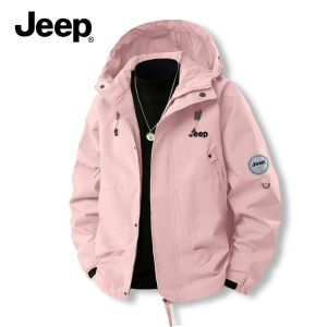 Jeep Windproof Hooded Jacket Outdoor Waterproof Jacket