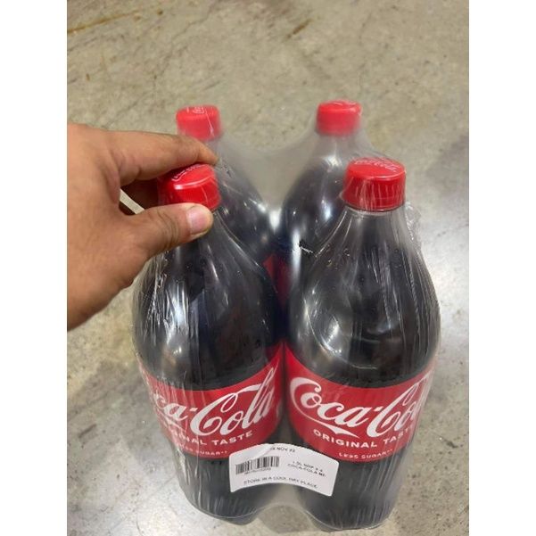 1.5 Liters Coke Coca-Cola Original Taste Regular Less Sugar 4s | Lazada PH