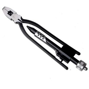 KOI WATCHES เหล็กคาร์บอนสตีล คีมบิดลวดนิรภัย ยานพาหนะยานพาหนะยานพาหนะ 6 "9" คีมยึดสายไฟ แบบพกพาได้ เครื่องผลิตเครื่องจักร ขากรรไกรสำหรับงานหนัก