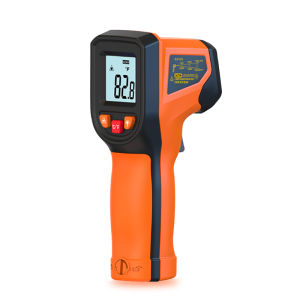 POROMETISTO T600 -50~600°C Digital Infrared Temperature Meter Non-contact Laser Meter Handheld Pyrometer Imager Hygrometer LCD Screen IR Sensor