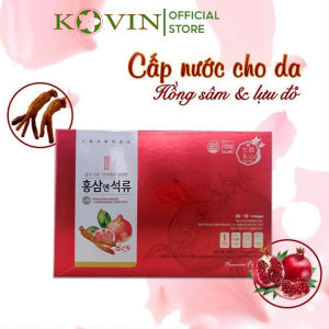 Nước Lựu Hồng Sâm Collagen DAEDONG Hàn Quốc Hộp 30 gói x10ml - Giúp giữ vẻ tươi trẻ và cung cấp collagen chống lão hóa