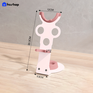 HusHap ที่วางไดร์เป่าผม เก็บหัวอุปกรณ์ได้ 5 หัว รองรับ Dyson Supersonic HD08 HD15 HD16