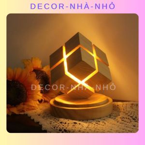 DECOR NHÀ NHỎ - D034 Đèn ngủ khối lập phương ma thuật bốn tầng sáng tạo  trang trí  phòng ngủ phòng khách lãng mạn