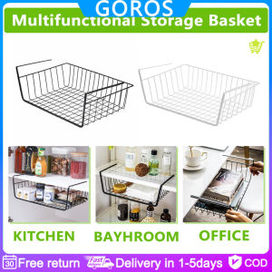 【In Stock】 Hook Storage Rack Storage Rack Storage Rack Hanging Rack Multipurpose Rack Wire Basket Space-Saving Beautiful