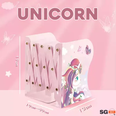 [SG STOCK] Extendable Metal Bookend Book Stand Bookends | Book Organiser Book Rack | Book Shelf Book Holder Book Divider
