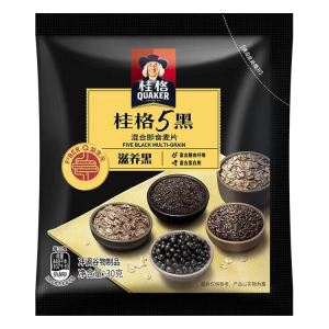 Quaker Instant Cereal Oat 5 Black Multigrain Black Sesame Oat Cereal Quaker Five Black Quaker Oat Black Sesame Cereal Chia Seed Instant Oat Cereal Quaker 5 White Quaker 5 Green Chia Seed 桂格5黑桂格5白5红 桂格燕麦黑芝麻